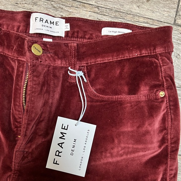 Frame Denim | velvet pants pinot - Picture 2 of 6